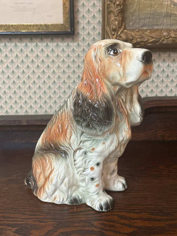 Vintage Japan Ceramic Spaniel