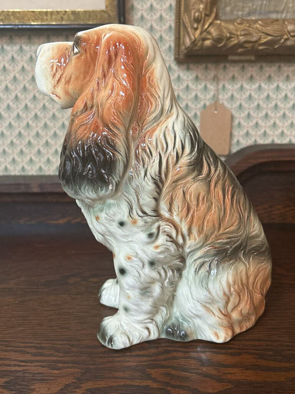 Vintage Japan Ceramic Spaniel