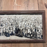 framed children picnicking photo