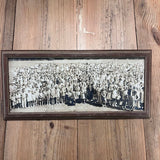 framed children picnicking photo