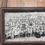 framed children picnicking photo