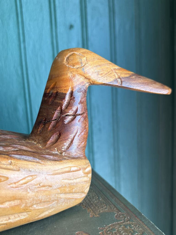 Wood Carved Duck