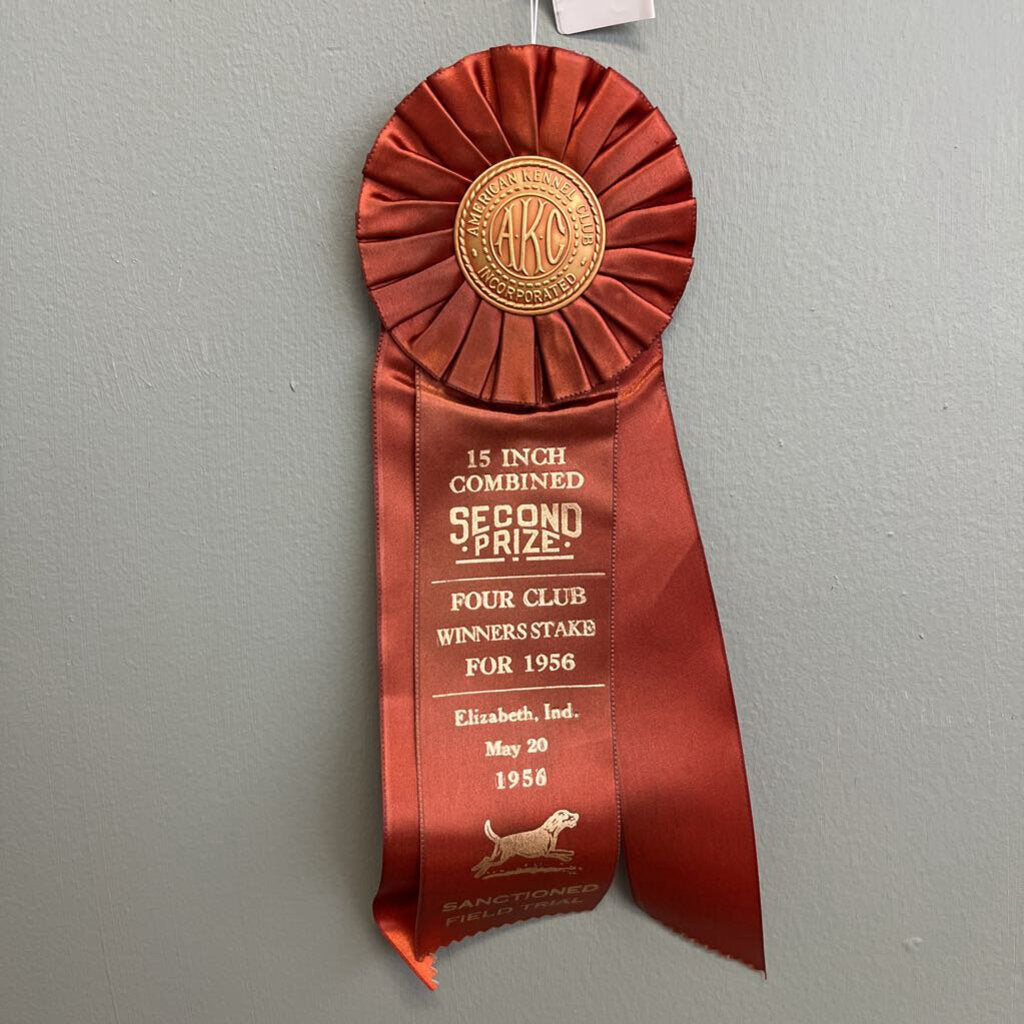 Four Club Second Prize Ribbon