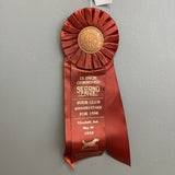 Four Club Second Prize Ribbon