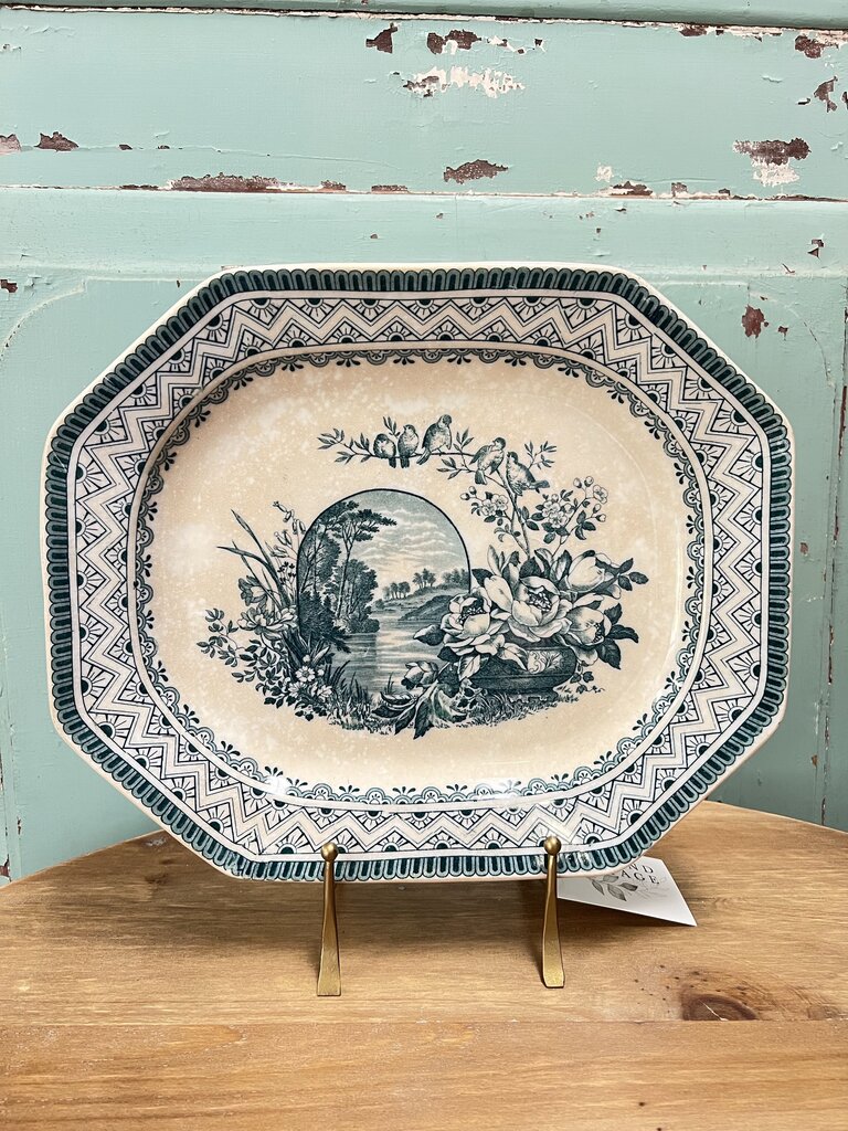 Ironstone Transferware Pattern Platter