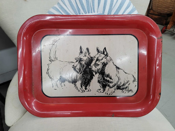 1950s Scottie Dog Serving Tray