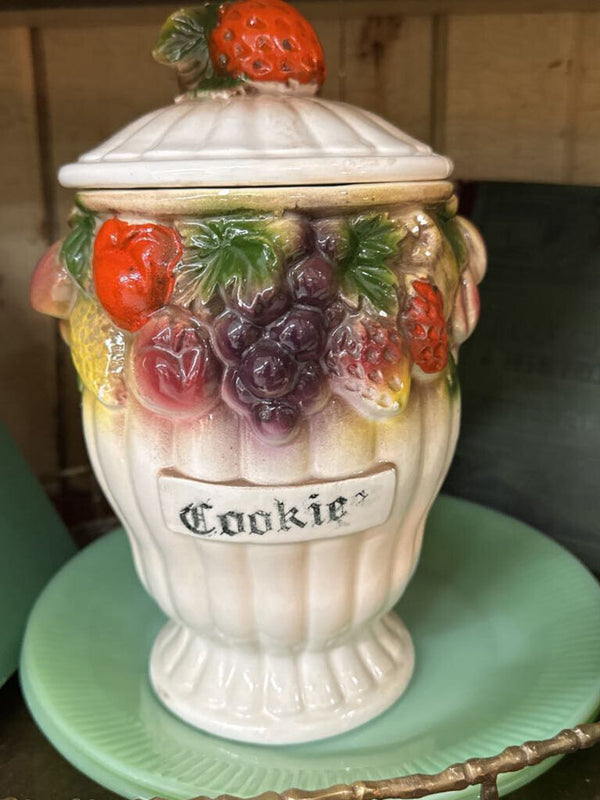 Japan fruit cookie jar