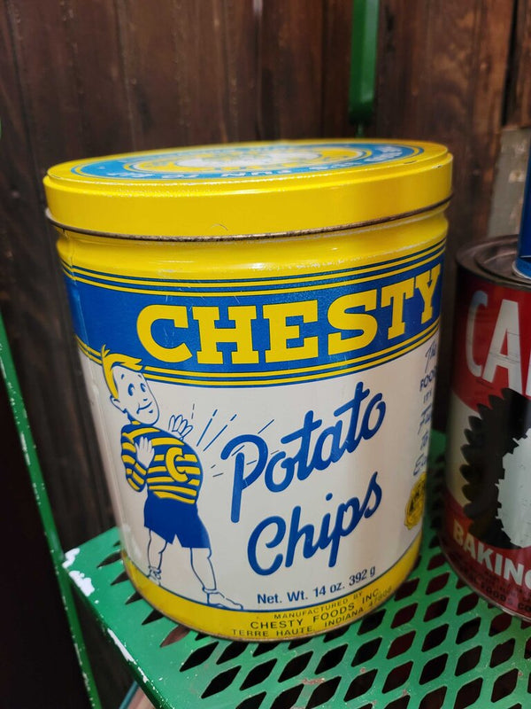 Vintage Chesty Potato Chips Tin