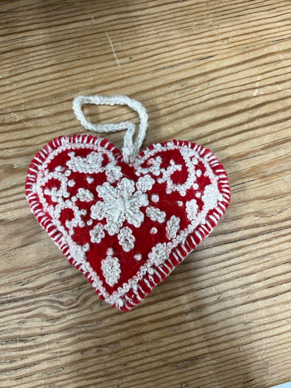 Needlepoint heart