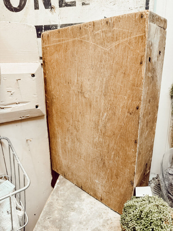 Wooden cubby with numbers