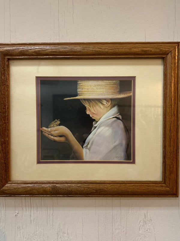 Farm Boy Framed Picture