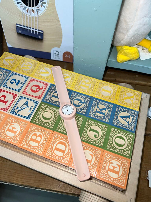 Pink Slap Bracelet Watch