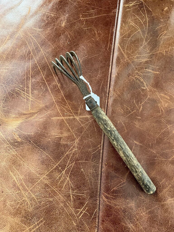 Vintage wood garden tool