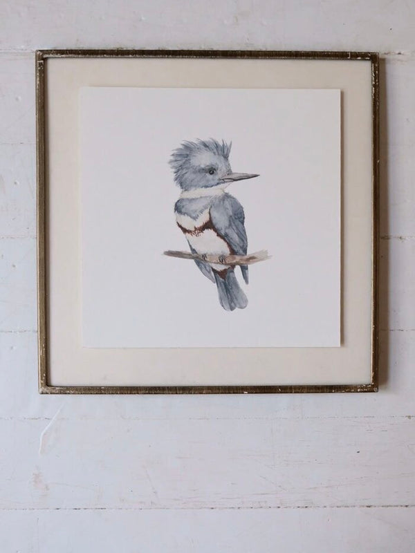 Kingfisher Art Print (6x6)