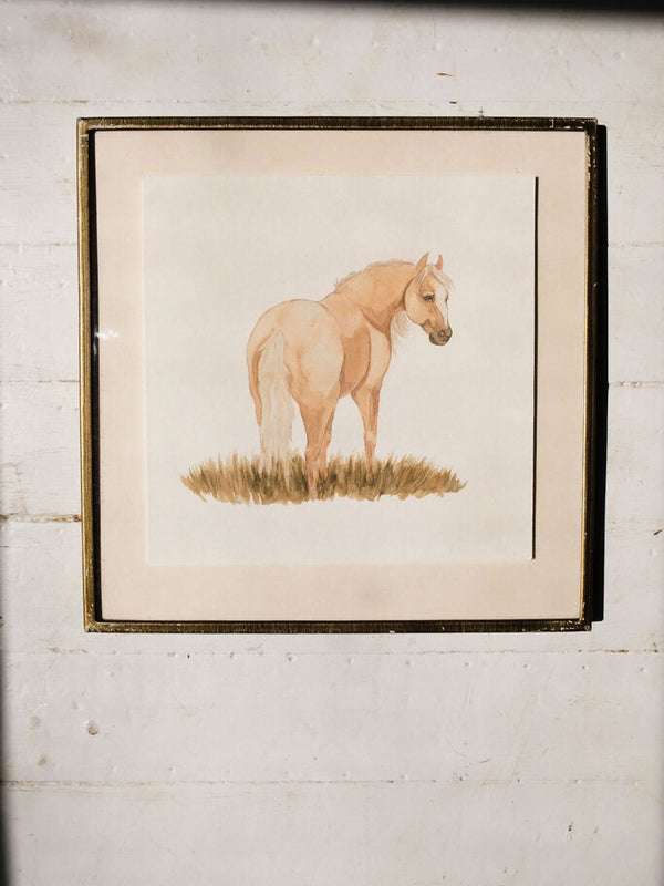 Palomino Mare Art Print (6x6)