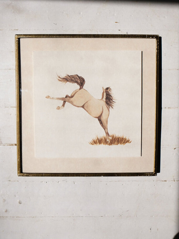 Kicking Dapple Art Print (6x6)