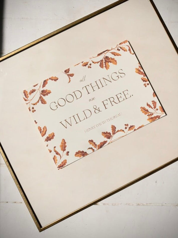 All Good Things Quote Art Print (5x7)