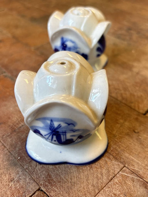 Authentic Delft Salt and Pepper Shakers