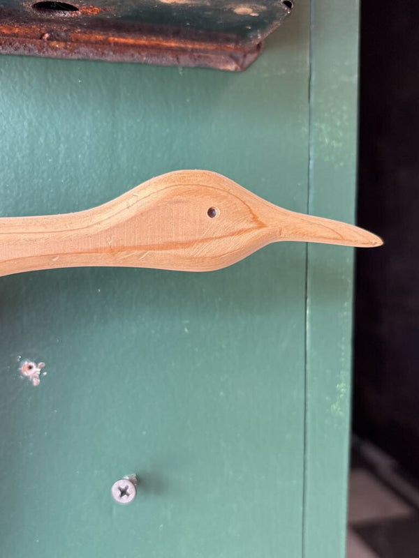 #274 Handmade Wood Flying Goose
