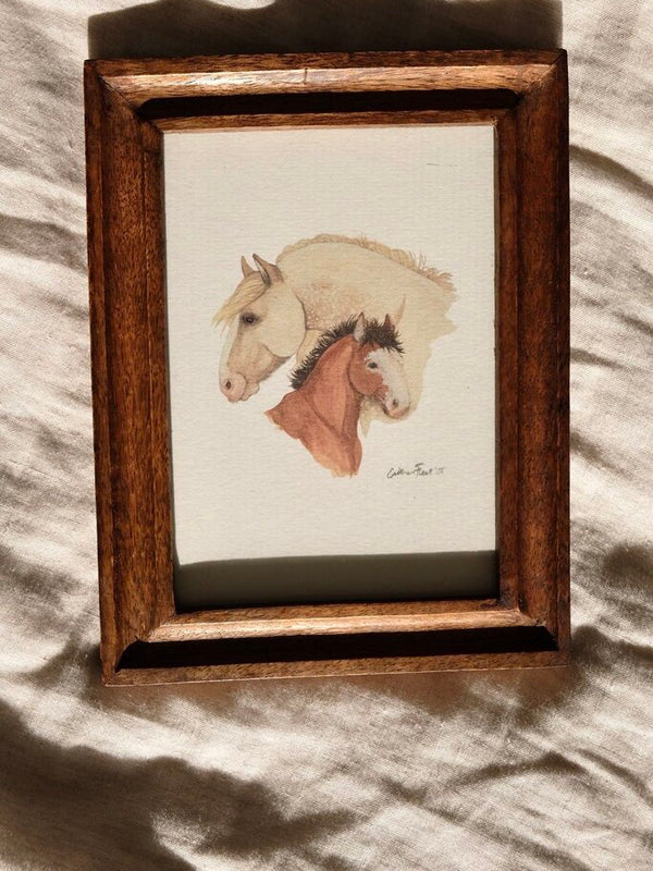 Shire Mare & Foal *FRAMED*