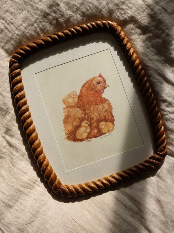 Hen & Chicks *FRAMED*