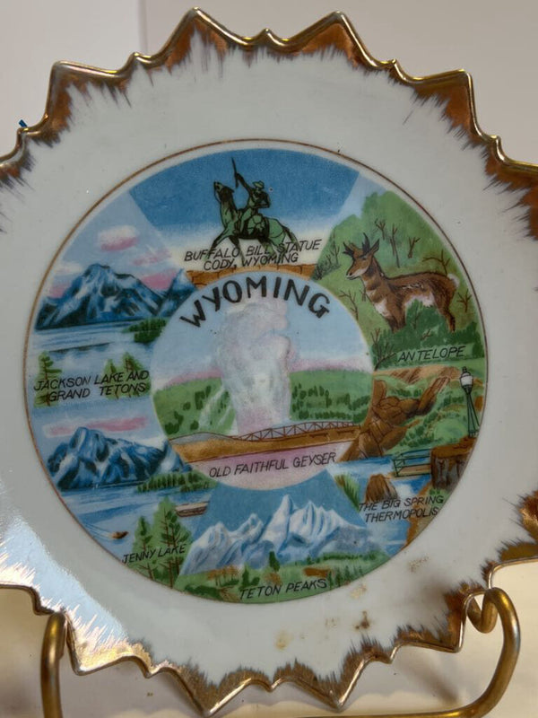 Souvenir Dish - Wyoming Old Faithful Geyser
