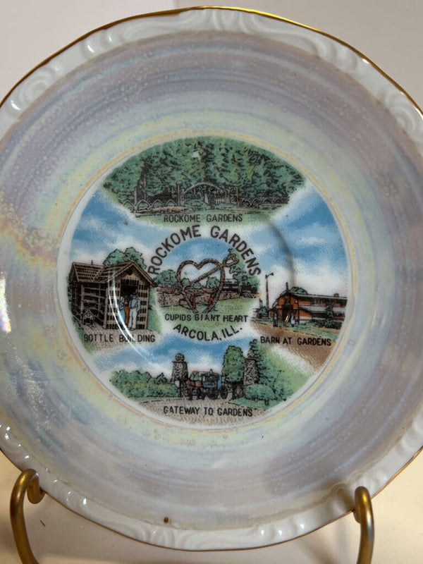 Souvenir Dish - Rockome Gardens ILL