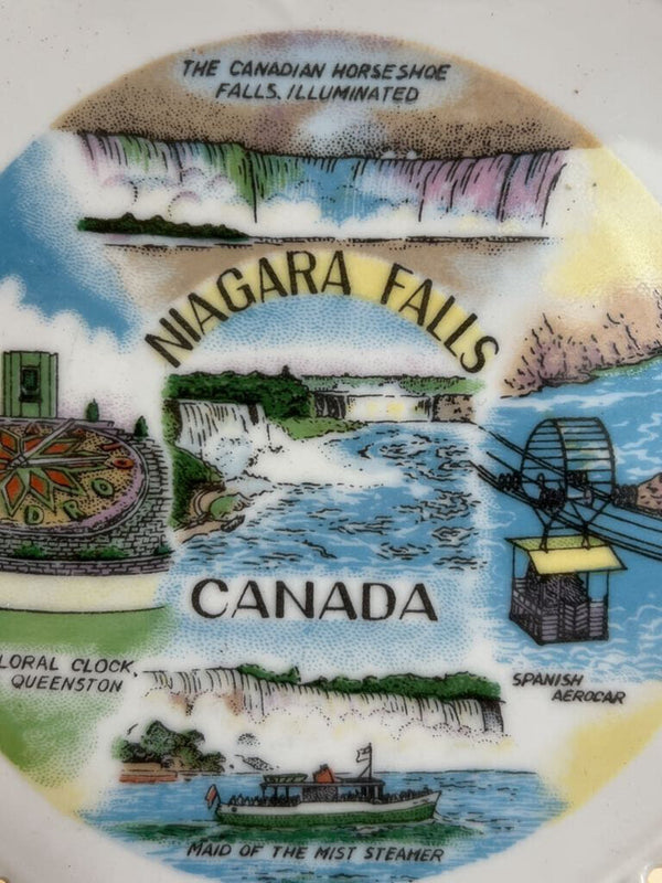 Heart-Shaped Souvenir Plate - Niagara Falls