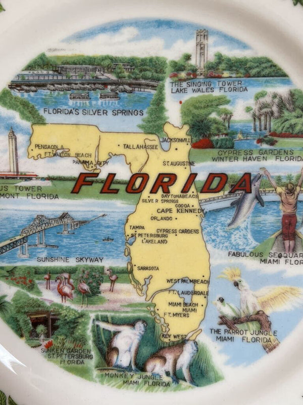 Souvenir Plate - Florida Oranges