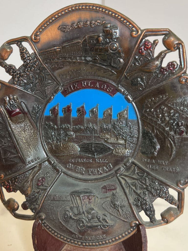 Metal Texas Souvenir Dish