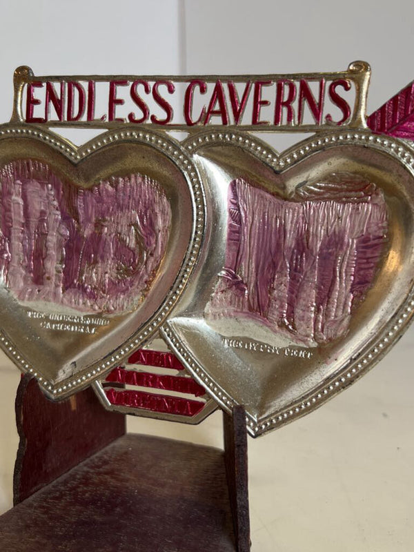 Endless Caverns Double Heart Ashtray