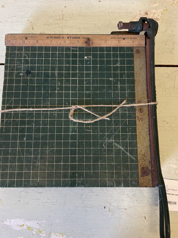 vintage paper cutter