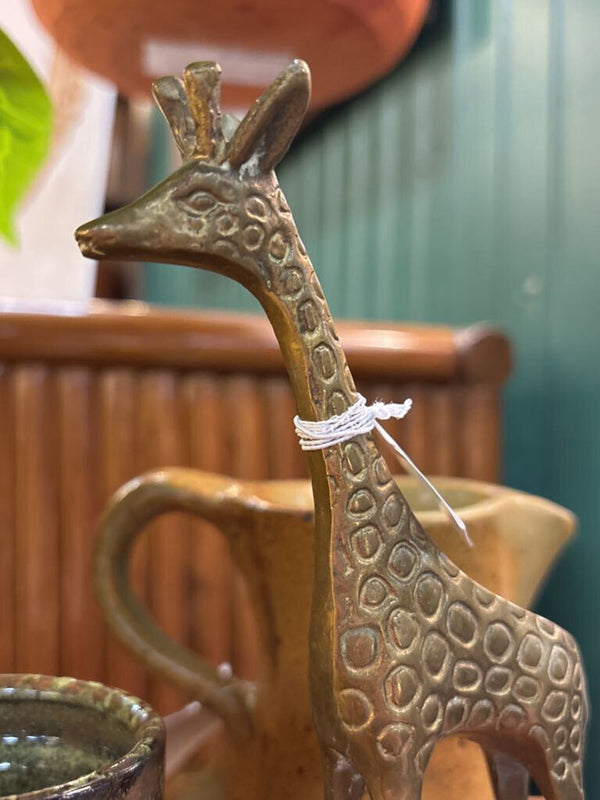 #484 Brass Giraffe