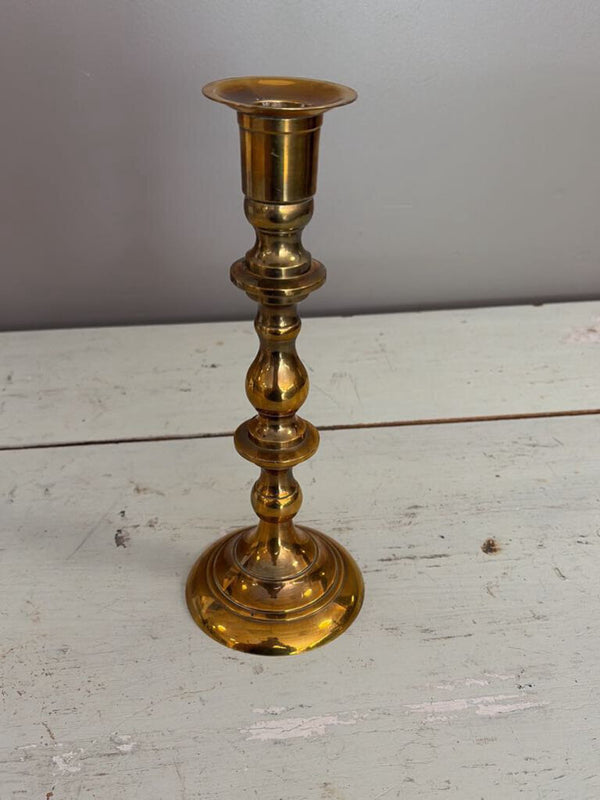 9.5" vintage brass candlestick