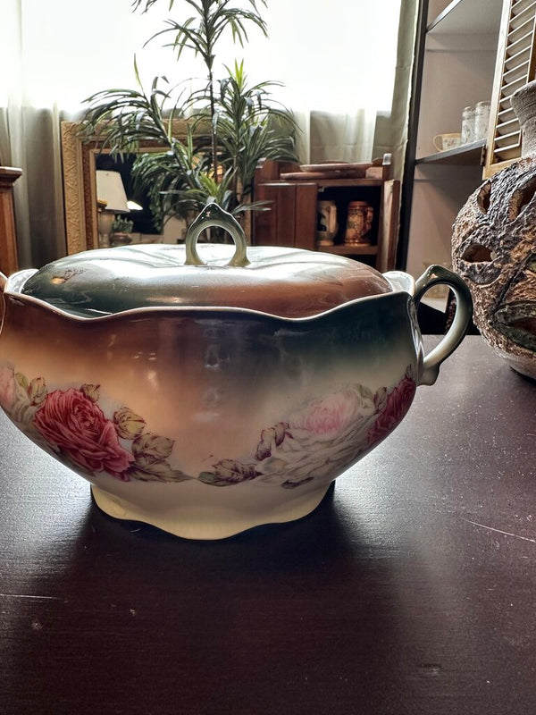 Antique Porcelain Lidded Server