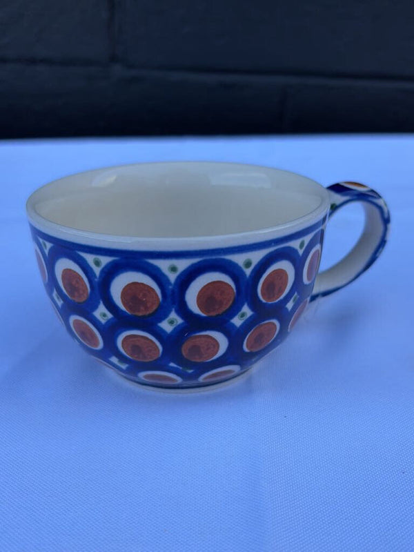 Polish pottery tea cup