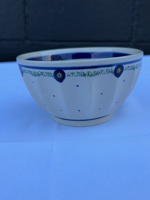 unique Polish pottery bowl