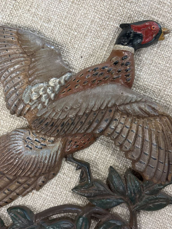 Antique Metal Pheasant