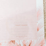 pink forest weekly planner