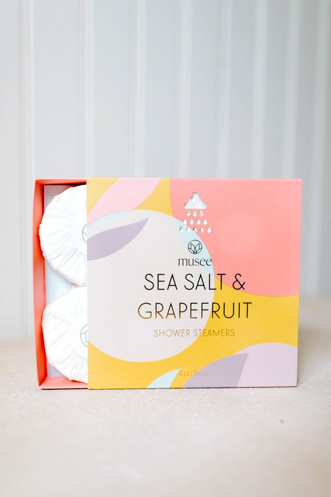 sea salt and grapefruit shower steamers