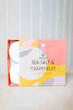 sea salt and grapefruit shower steamers