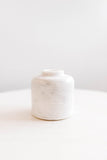 white marble vase