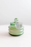 cactus flower jar candle