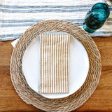 stoneware scalloped plate