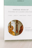 brass spoon set