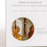 brass spoon set