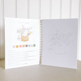 bouquets watercolor workbook