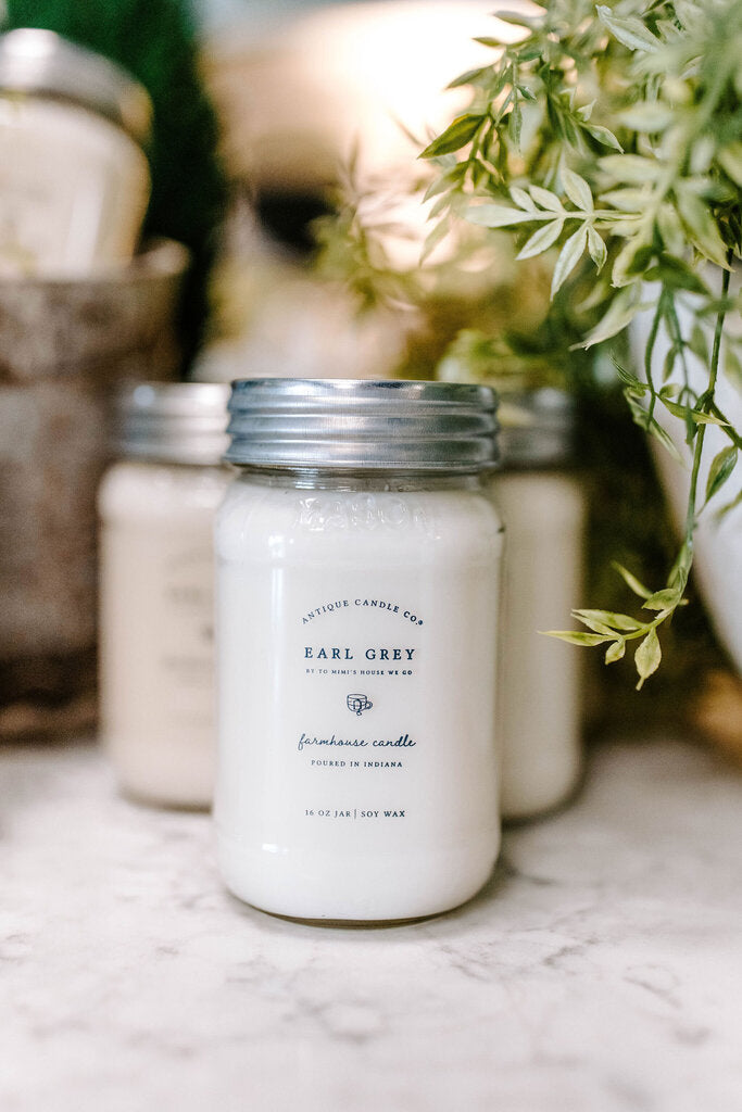 Earl grey candle