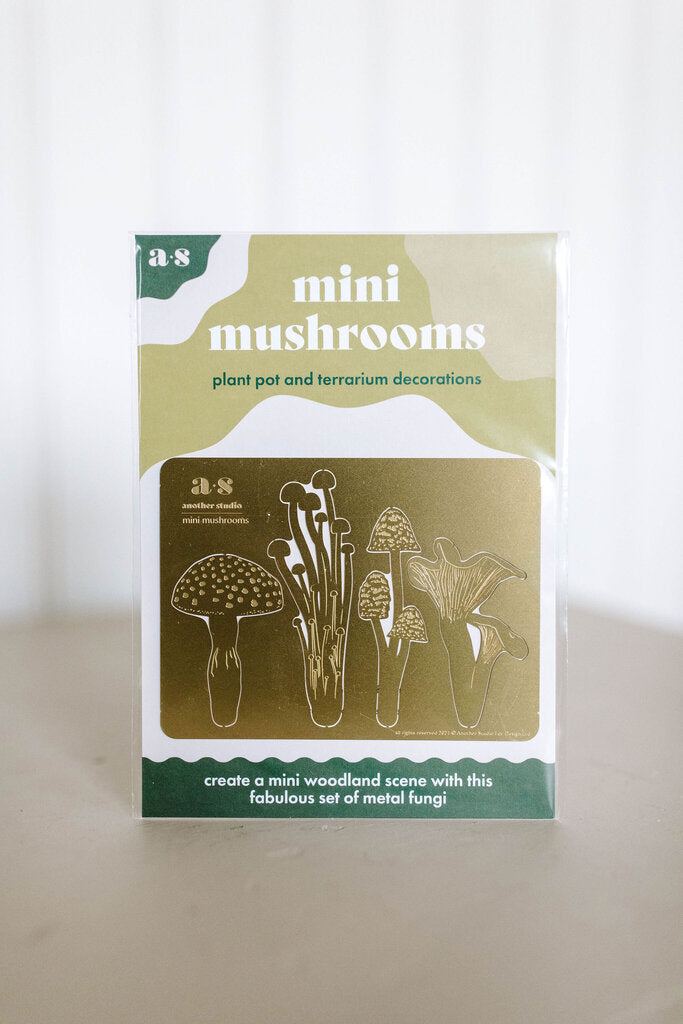 Mini Mushroom Plant Pot Decoration