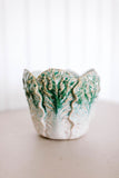 Stoneware Cabbage Shaped Planter